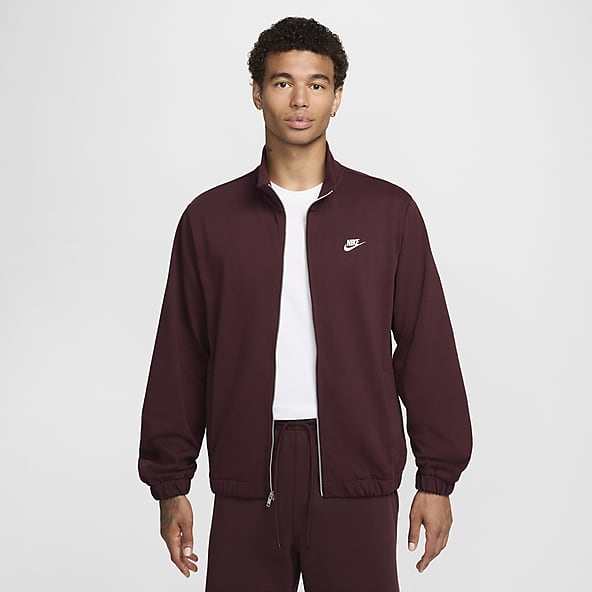 Rojo Chamarras y chalecos. Nike US